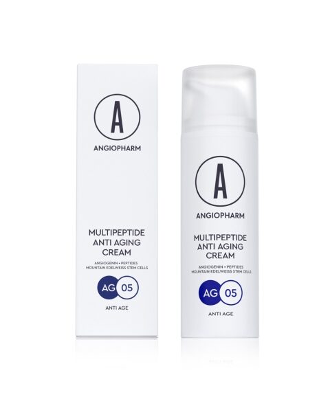 ANGIOPHARM Мультипептидный омолаживающий крем