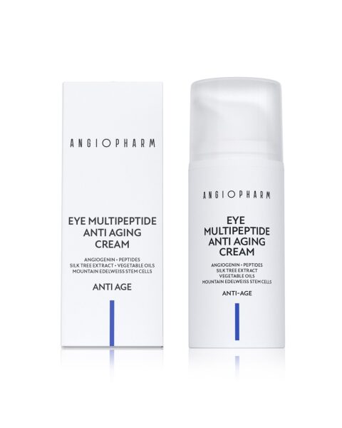 ANGIOPHARM Мультипептидный омолаживающий крем для кожи вокруг глаз 30мл ANTI AGE