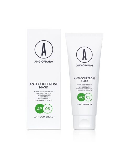 ANGIOPHARM Успокаивающая антикуперозная маска 75мл ANTI COUPEROSE