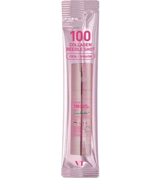 VT COSMETICS Бустер-сыворотка с микроиглами и коллагеном 100 Collagen Reedle Shot