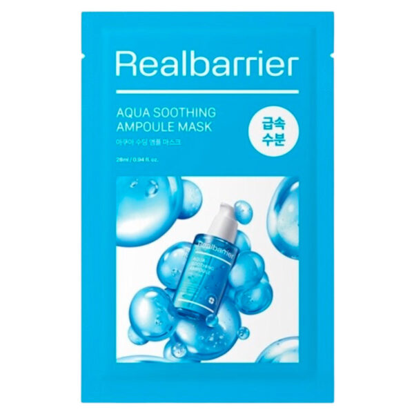 Успокаивающая ампульная тканевая маска Real Barrier Aqua Soothing Ampoule Mask